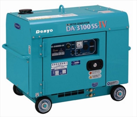 インバータ防音 ディーゼル発電機 DA-3100SS-IV|レンタル商品|リース 